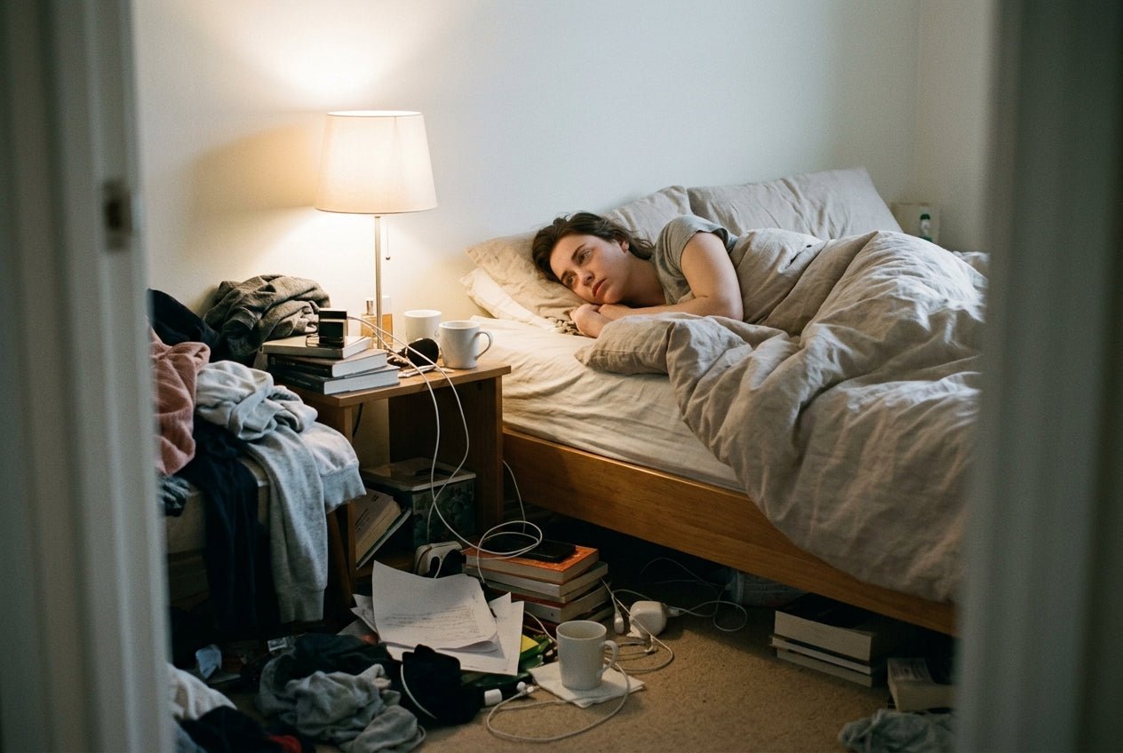 Slecht slapen door een rommelige kamer? Zo werkt het