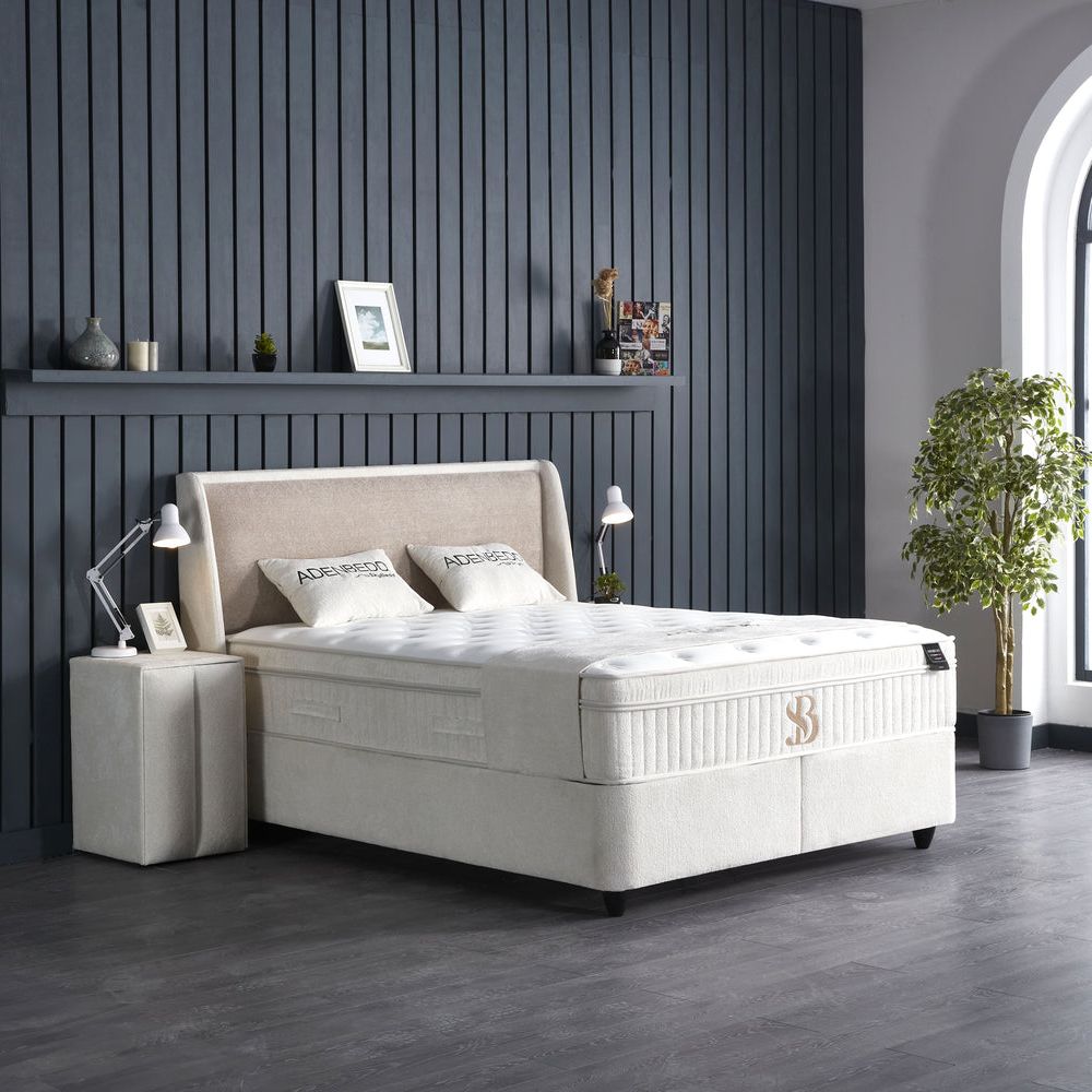 Boxspring met opbergruimte Adenbedd