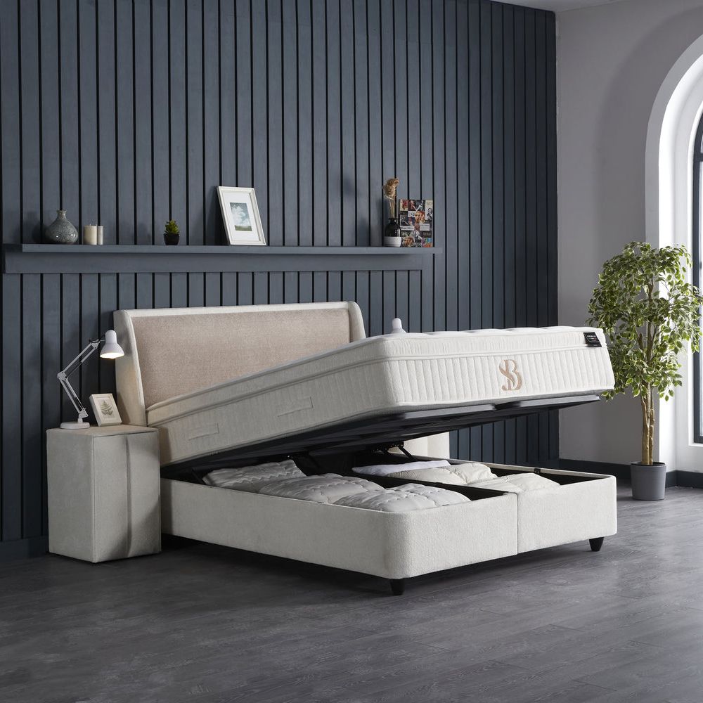 Boxspring met opbergruimte Adenbedd