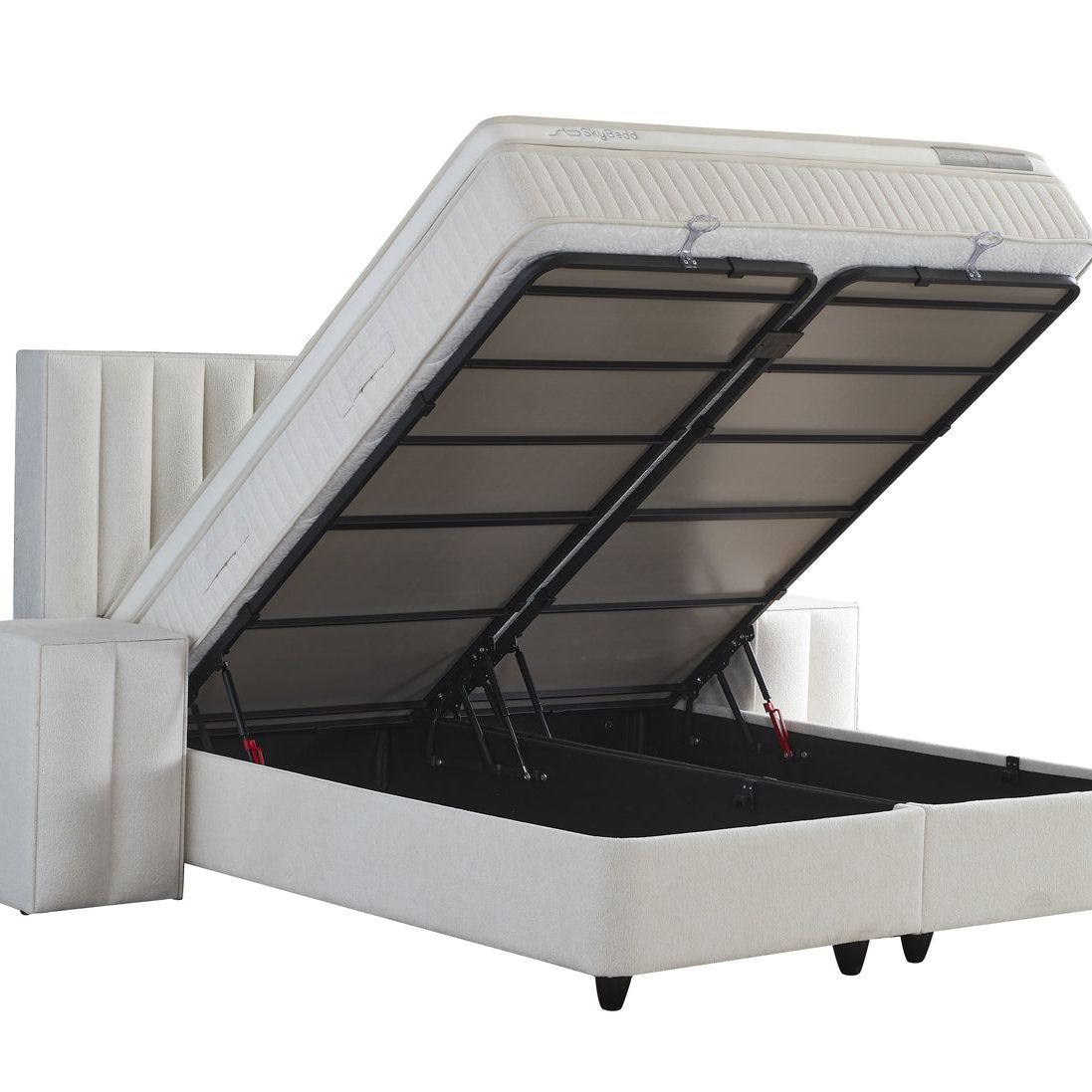 Boxspring met opbergruimte Woollybedd
