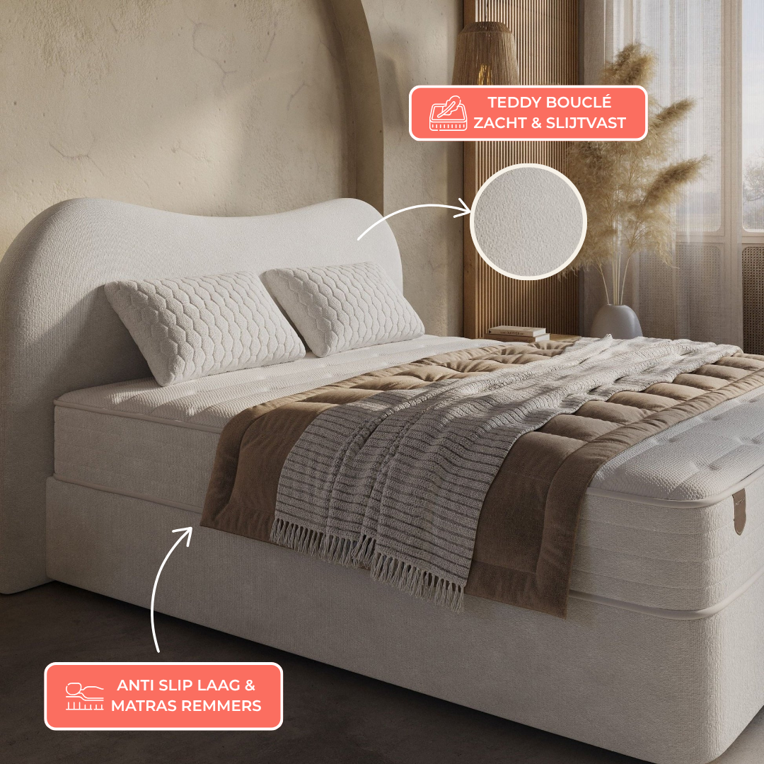 Boxspring met opbergruimte Curve