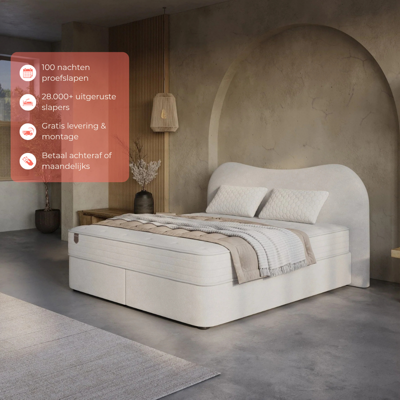 Boxspring met opbergruimte Curve