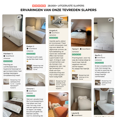 Boxspring met opbergruimte Curve