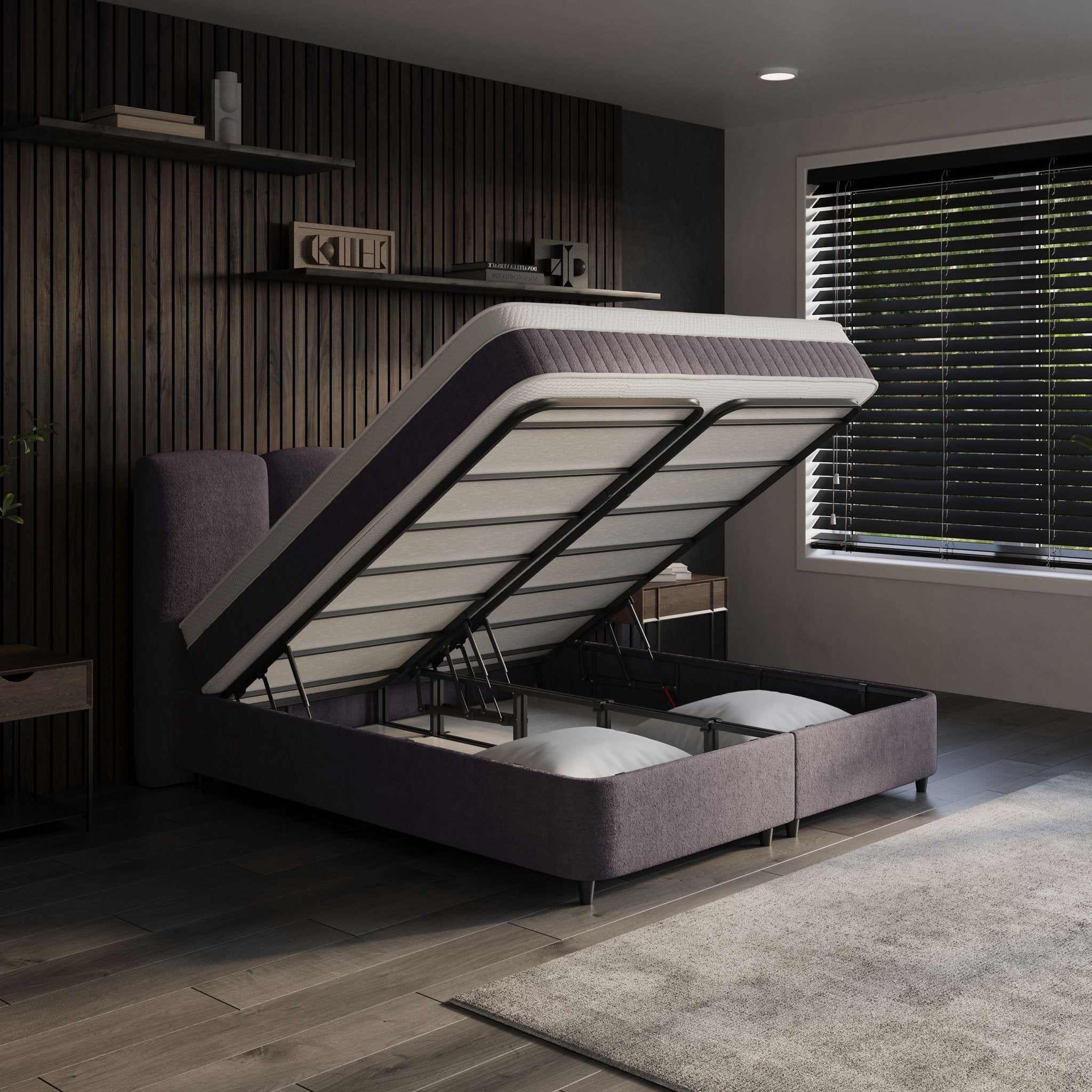 Boxspring met opbergruimte Azzurro