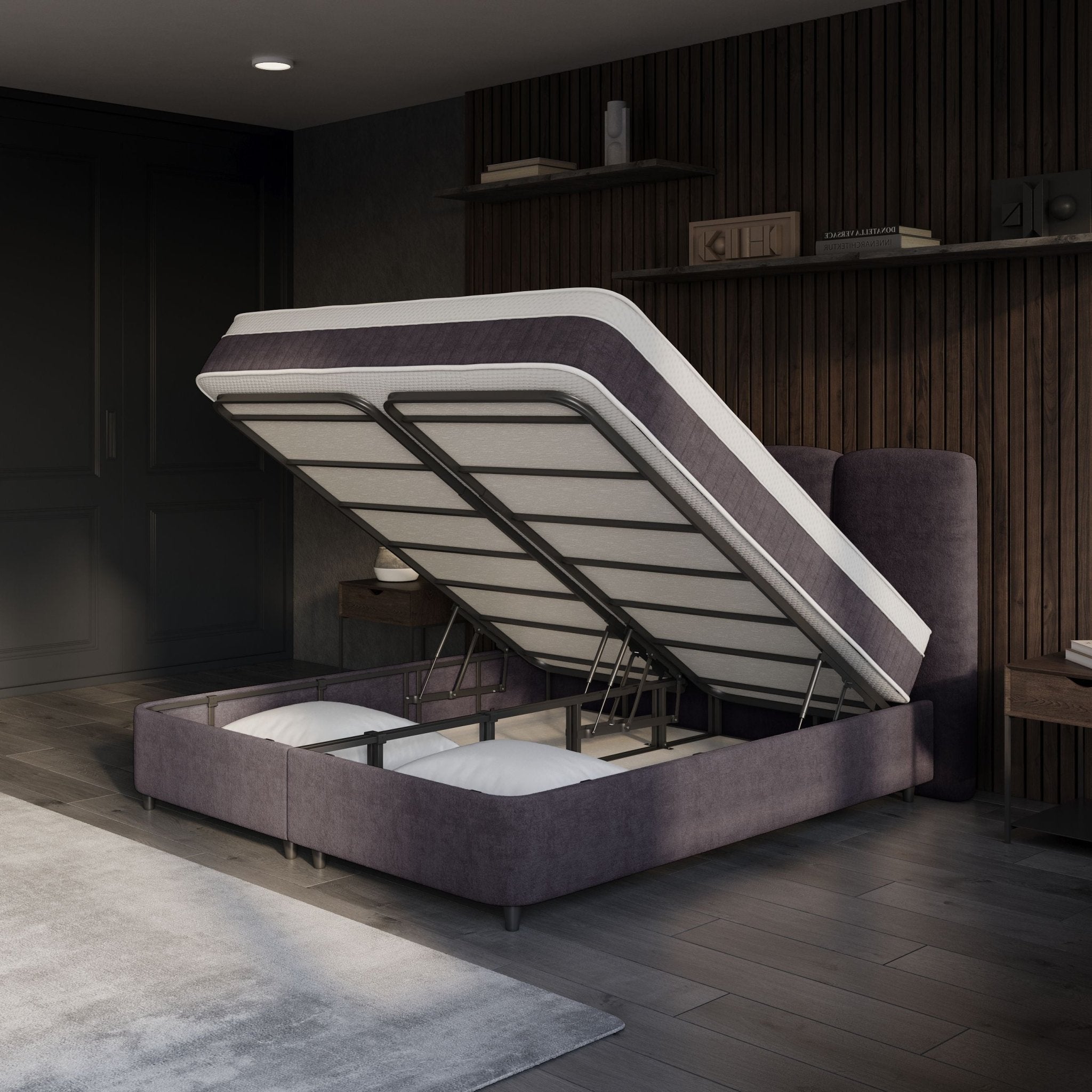 Boxspring met opbergruimte Azzurro