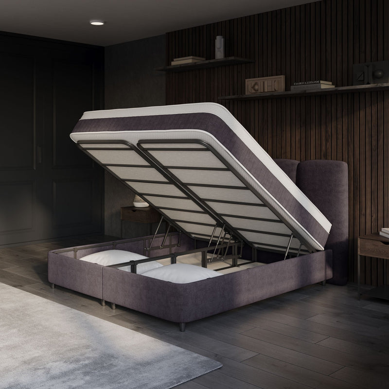 Boxspring met opbergruimte Azzurro