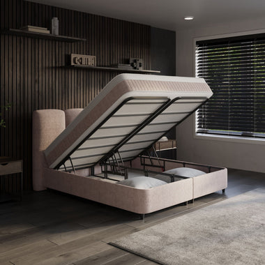 Boxspring met opbergruimte Azzurro