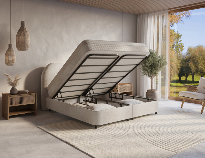 Boxspring met opbergruimte Nuvola
