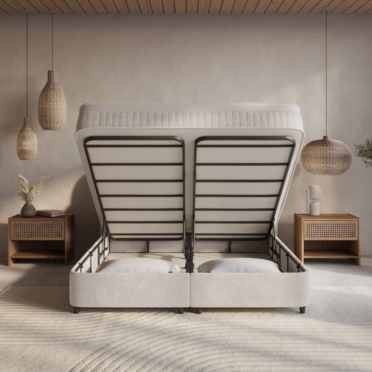Boxspring met opbergruimte Nuvola