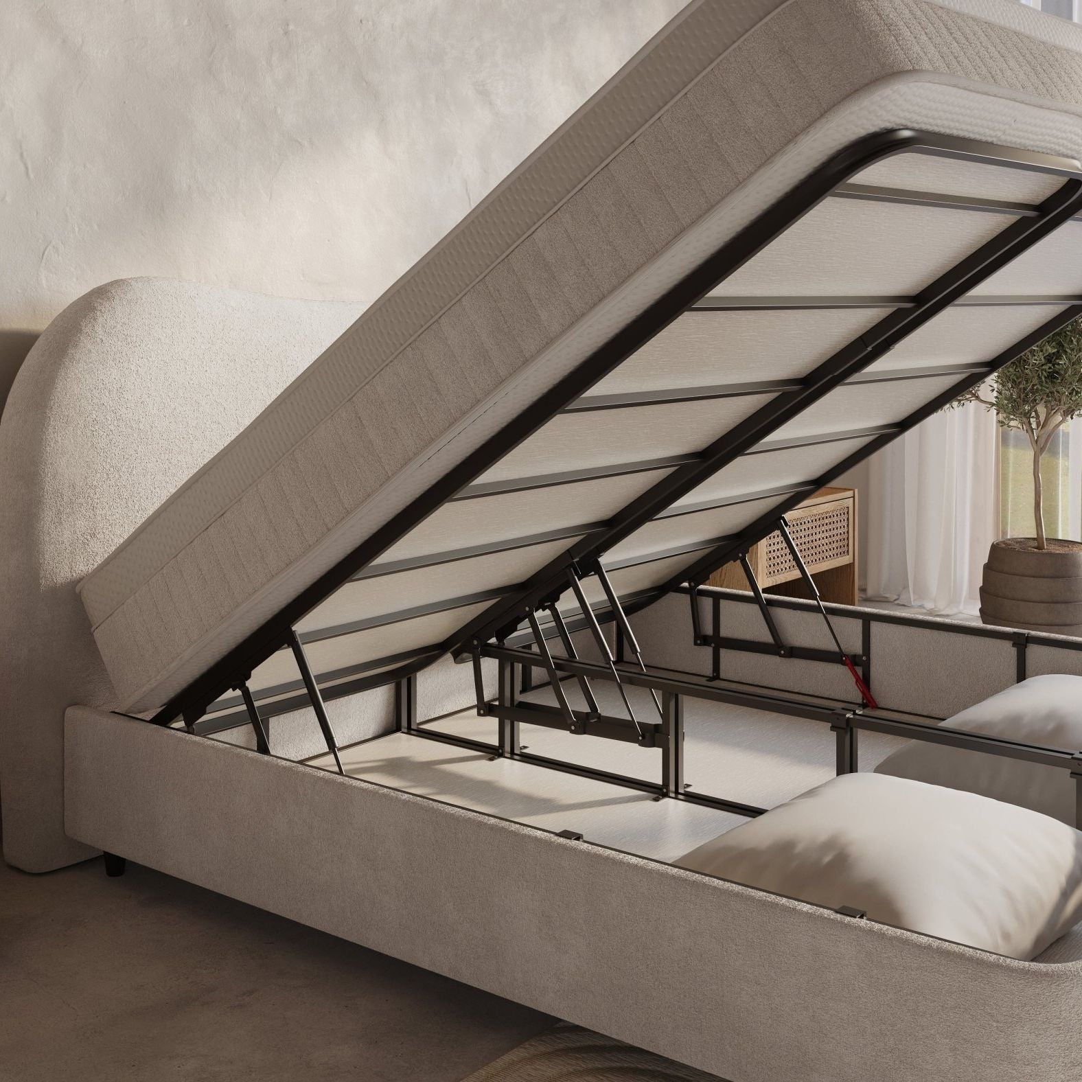 Boxspring met opbergruimte Nuvola