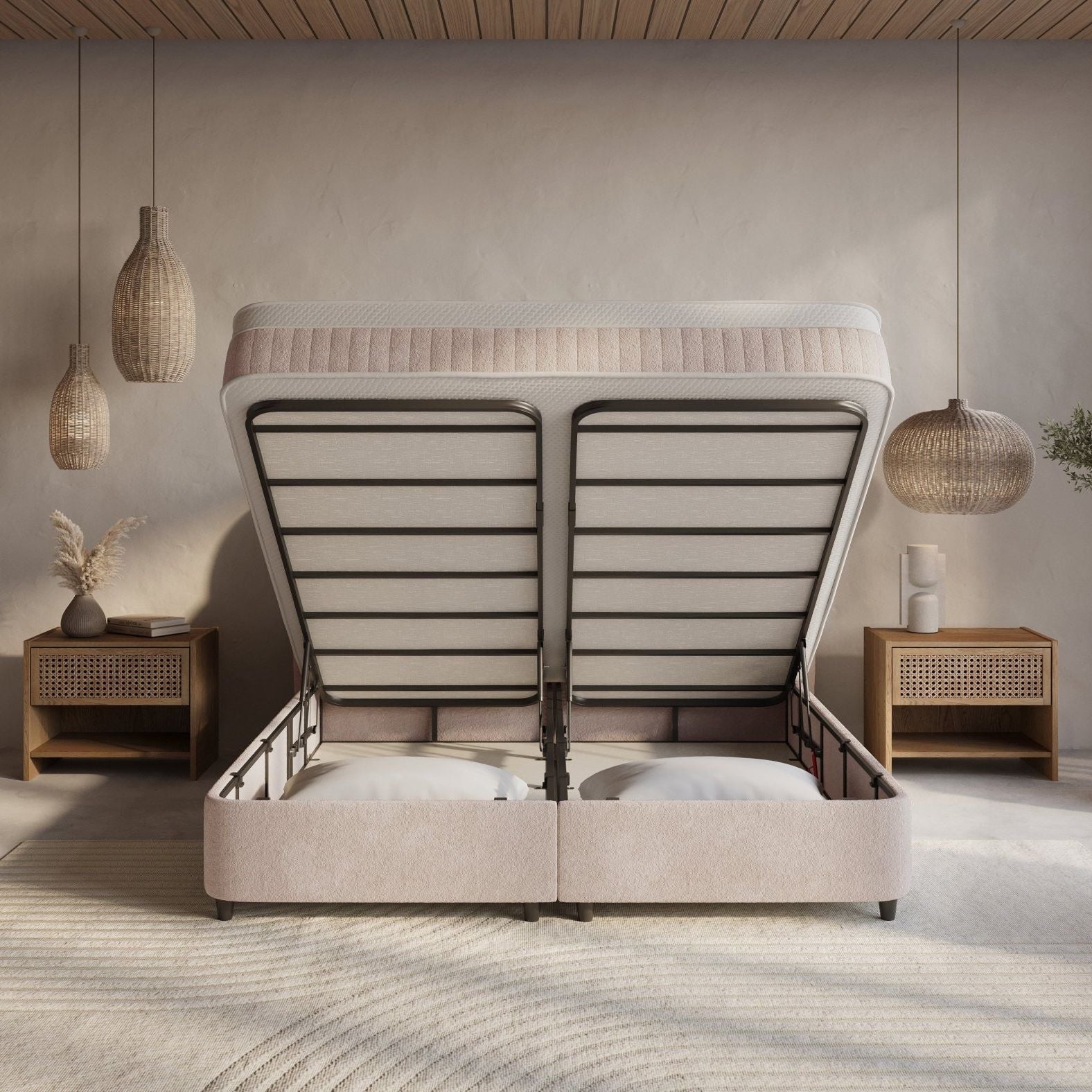 Boxspring met opbergruimte Nuvola