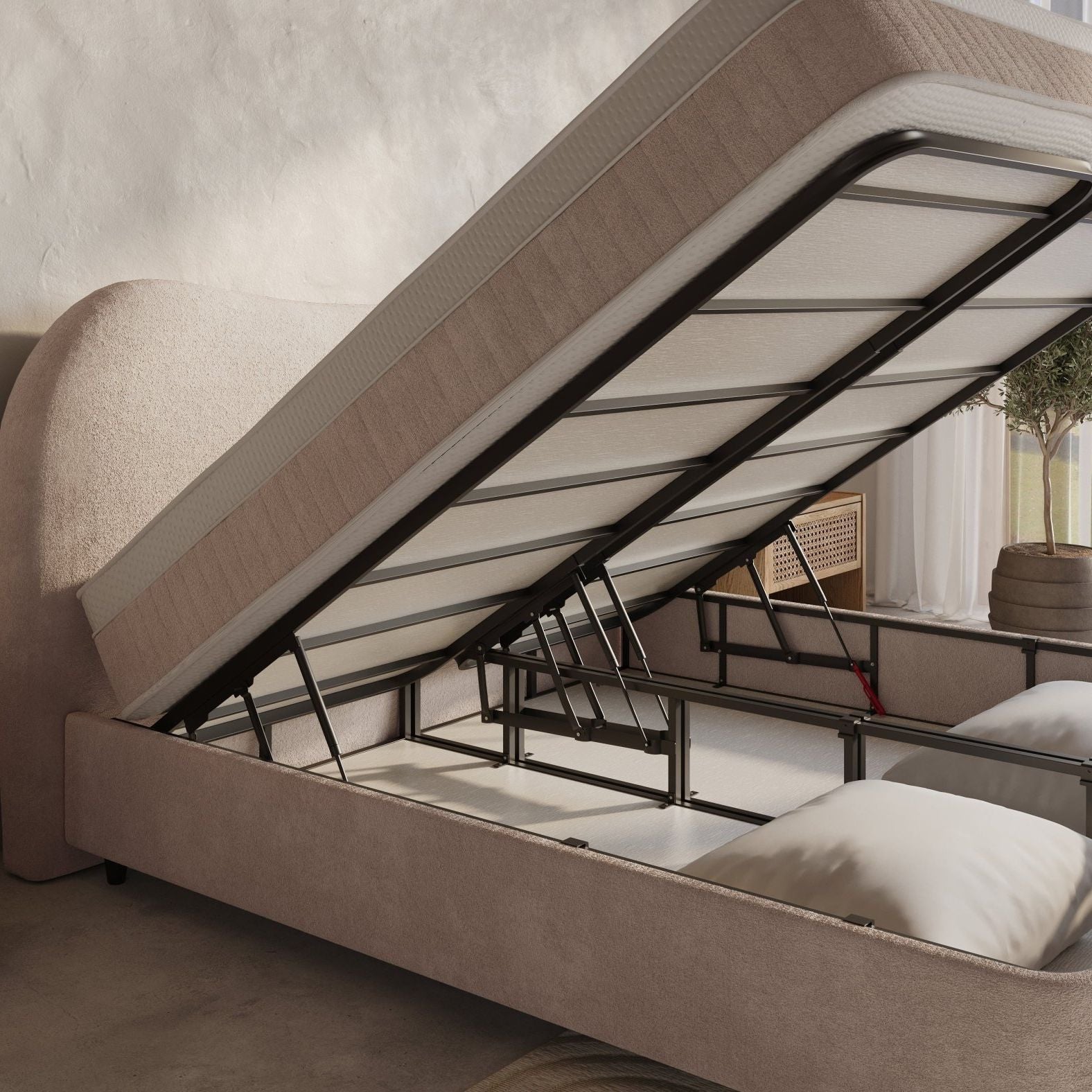 Boxspring met opbergruimte Nuvola