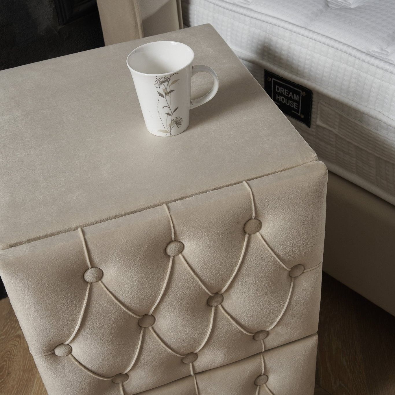Boxspring met opbergruimte Charlotte