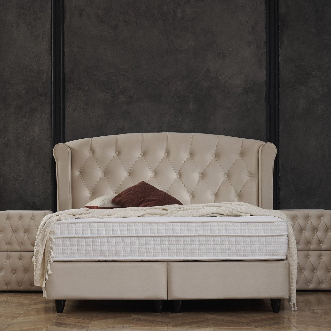 Boxspring met opbergruimte Charlotte