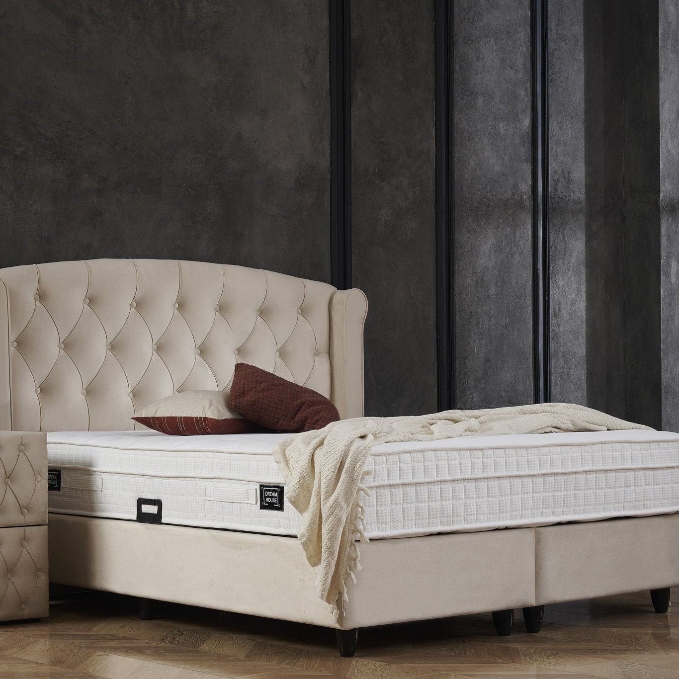 Boxspring met opbergruimte Charlotte