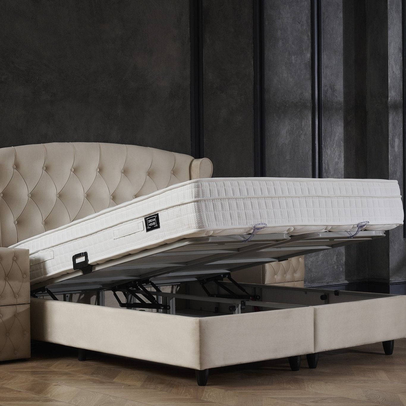 Boxspring met opbergruimte Charlotte