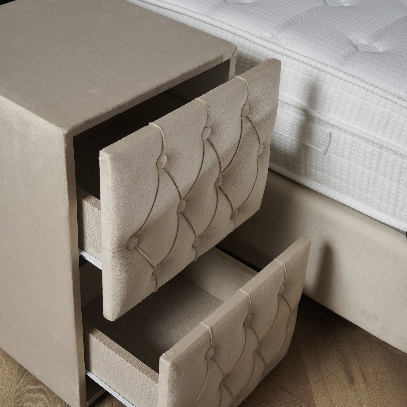 Boxspring met opbergruimte Charlotte