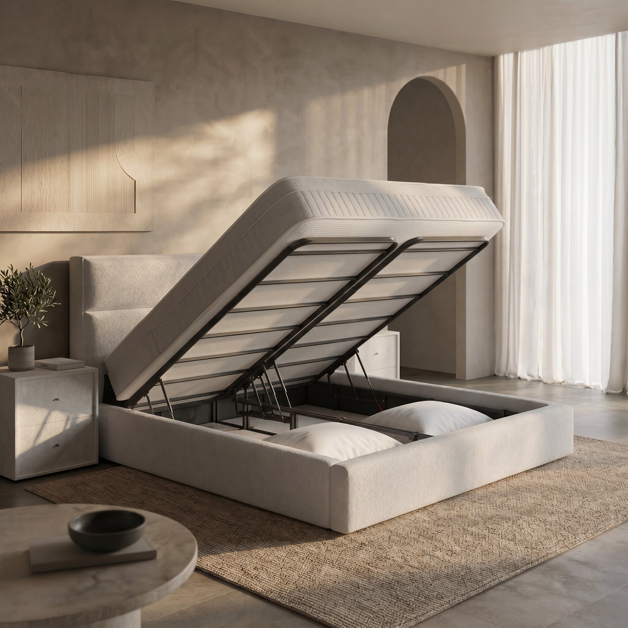 Boxspring met opbergruimte Zora