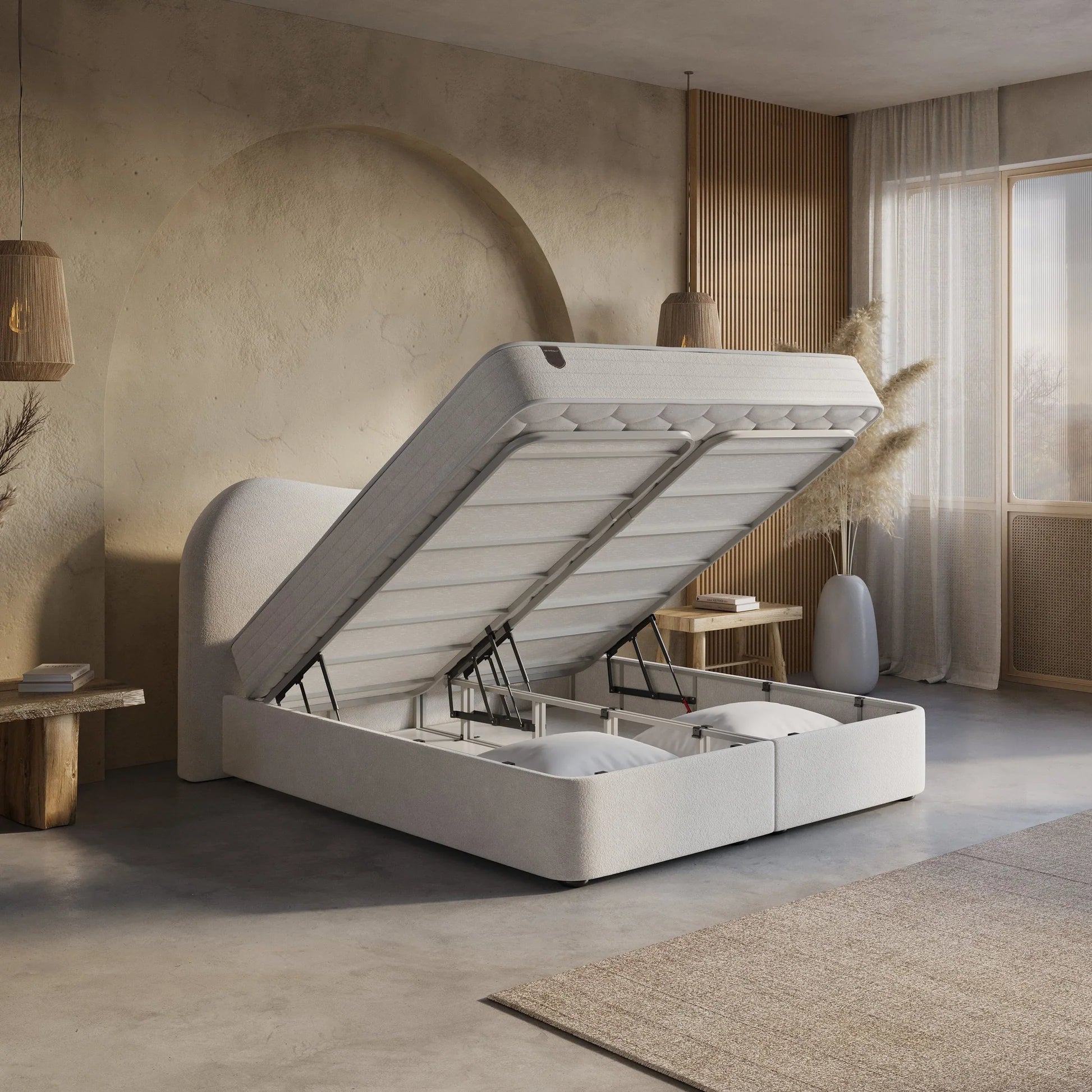 Boxspring met opbergruimte Curve