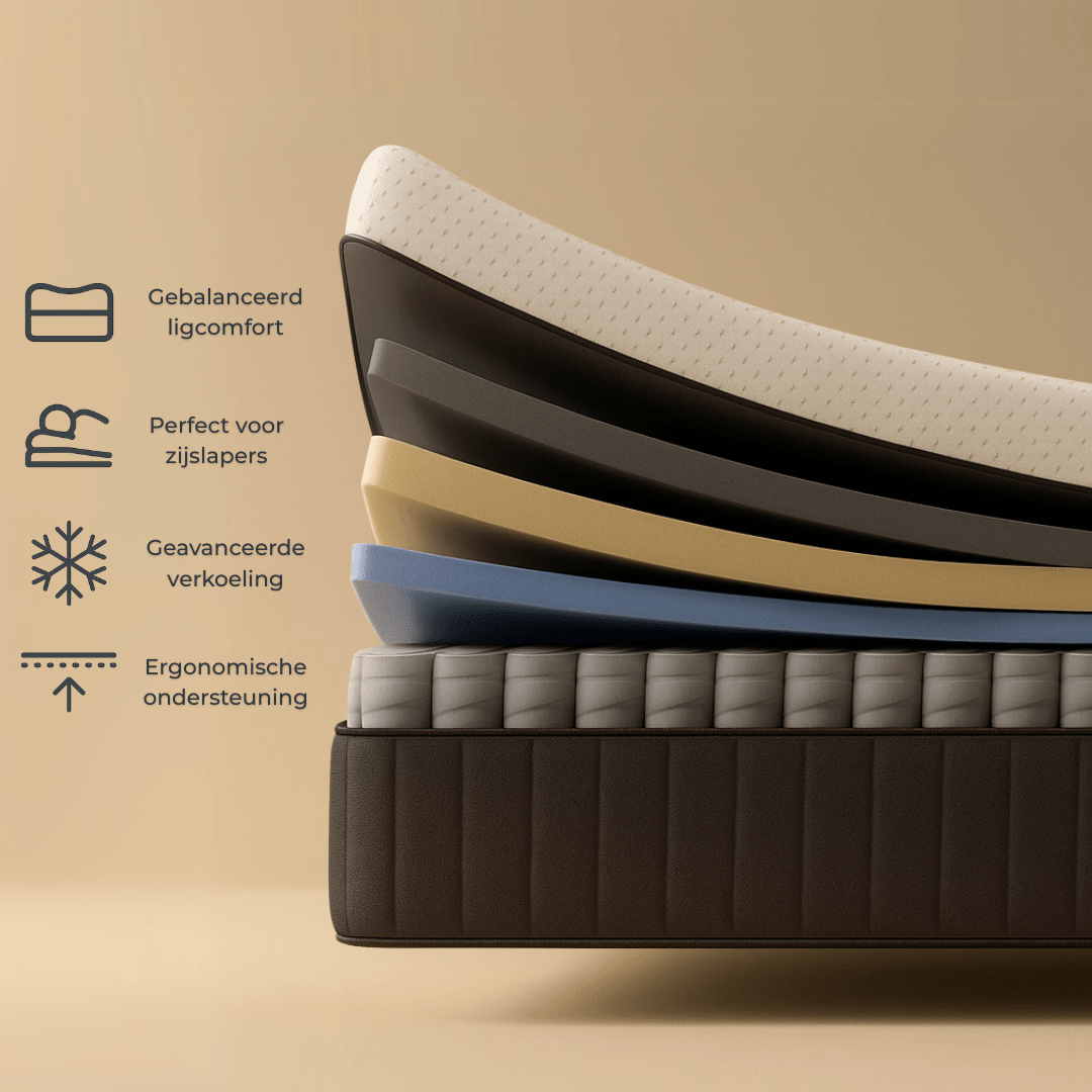 Boxspring met opbergruimte Gradia - 2 gratis Nanotech™ kussens
