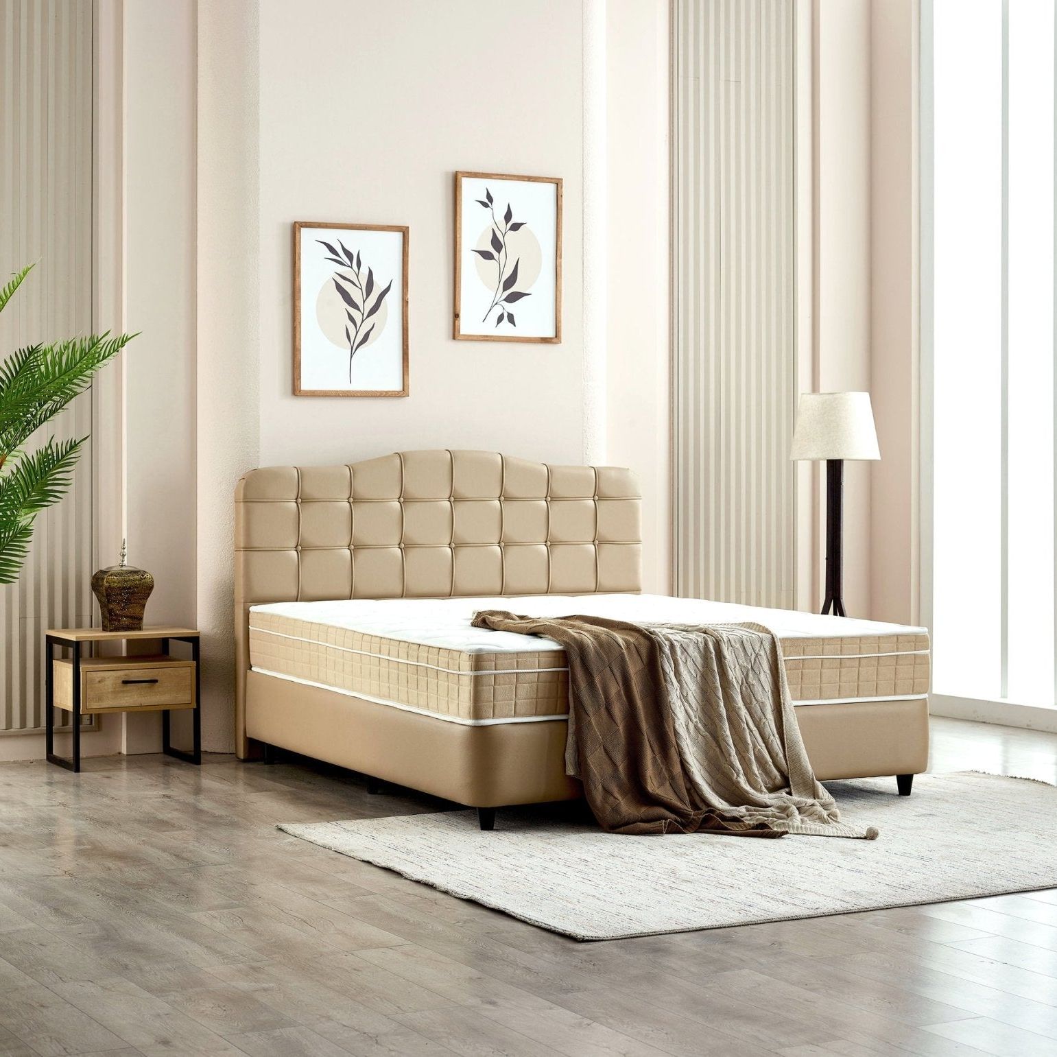 Boxspring met opbergruimte Medina
