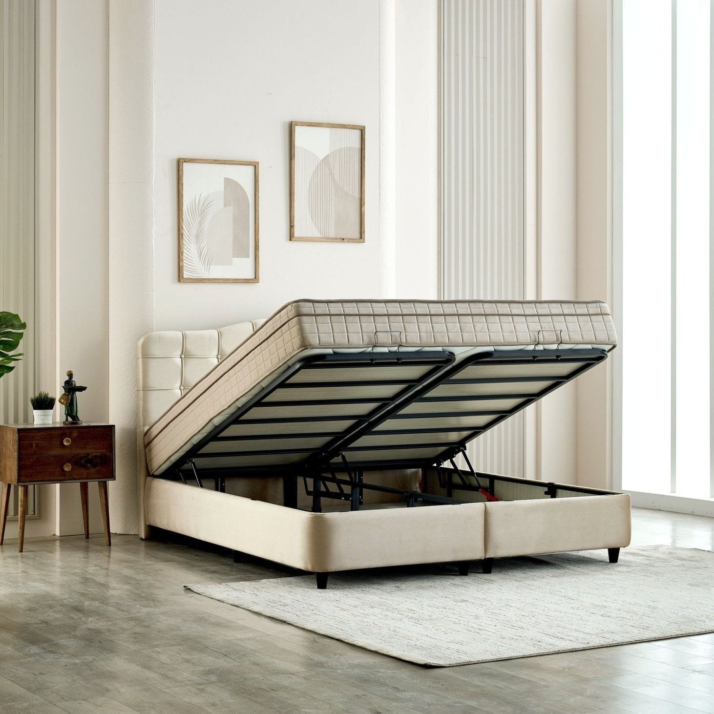 Boxspring met opbergruimte Marrakech Velvet 
