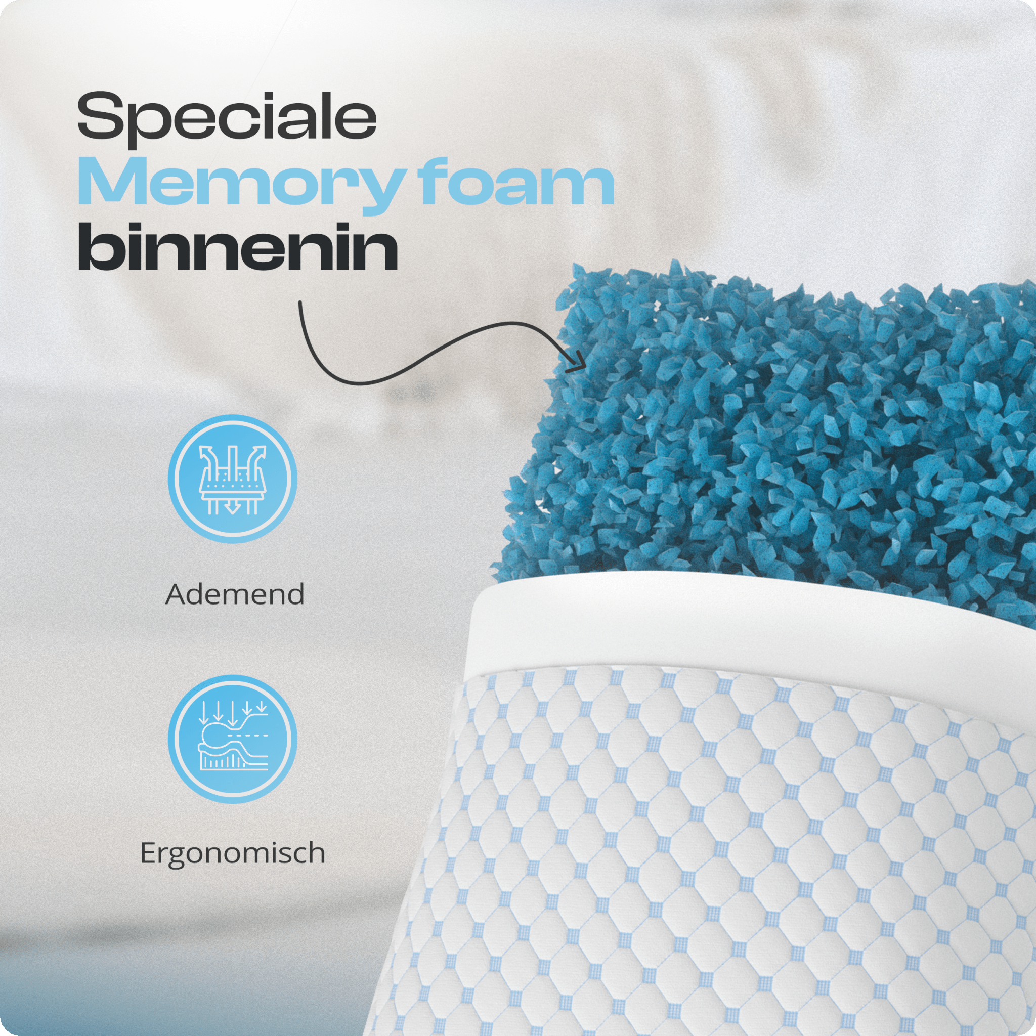 Afstelbaar Nanotech Kussen
