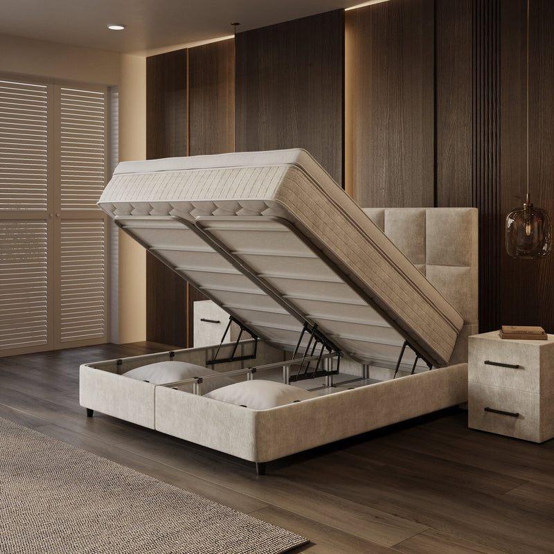 Boxspring met Opbergruimte Regal