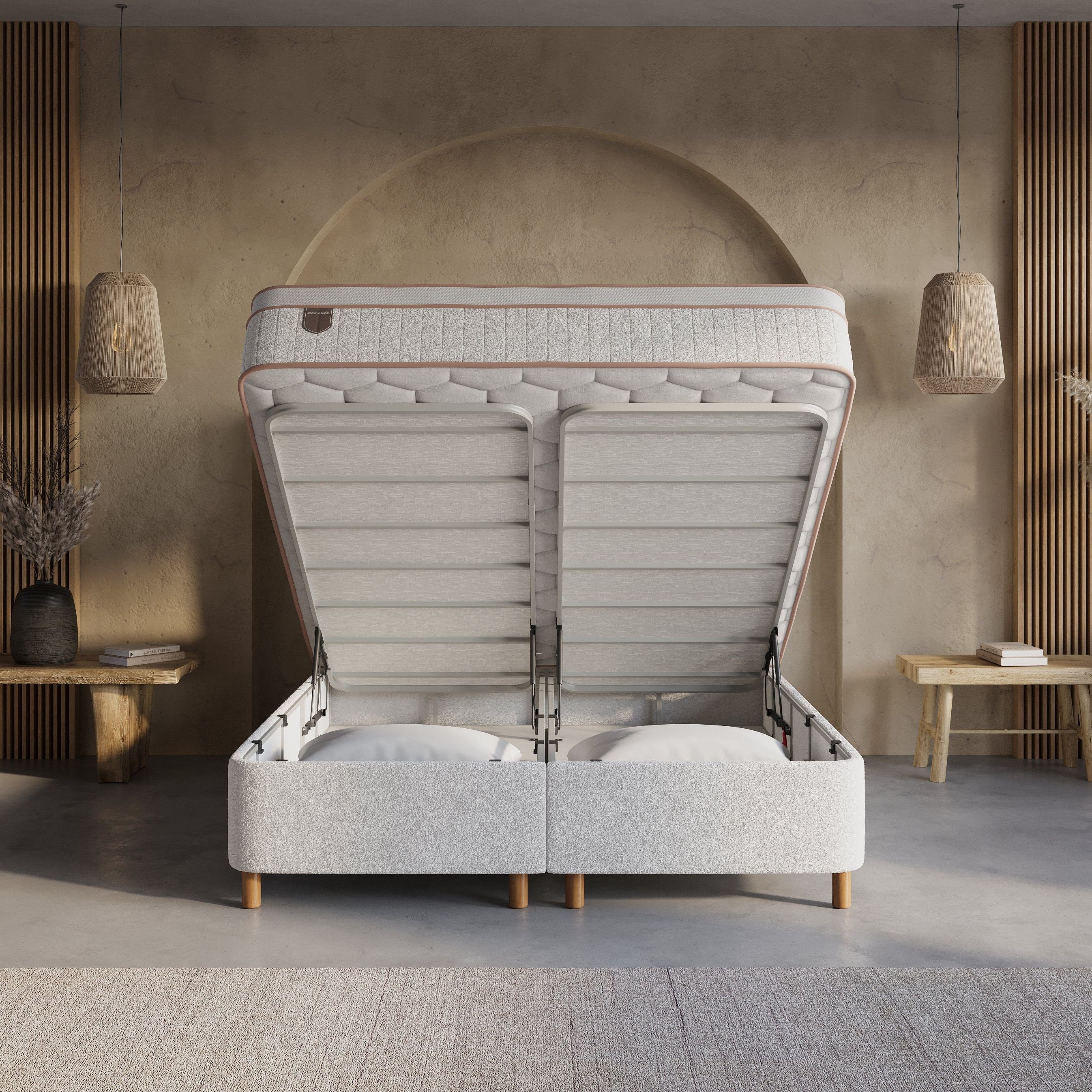 Boxspring met opbergruimte Zephyr