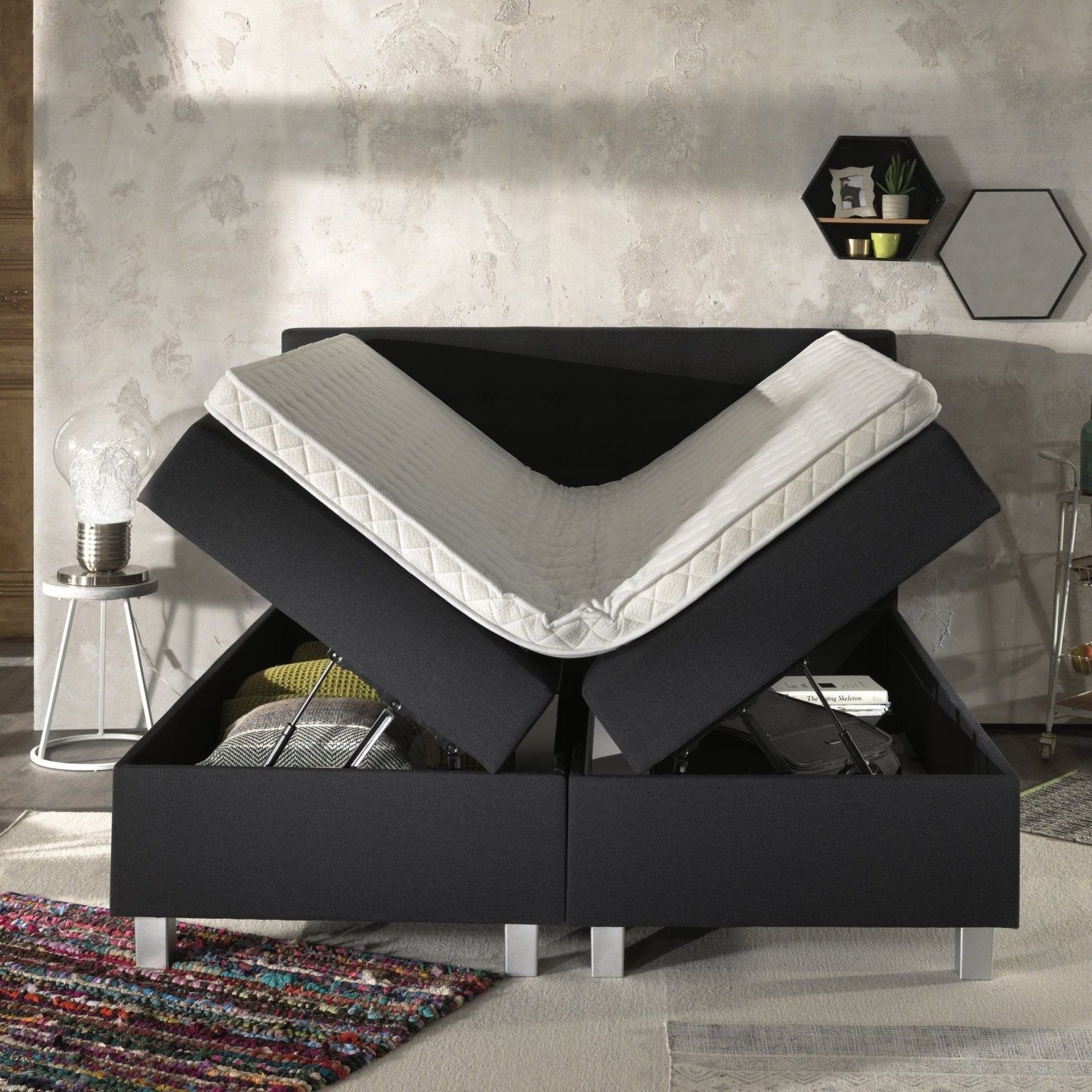 Opbergboxspring Shurgard - 2 gratis Nanotech™ kussens