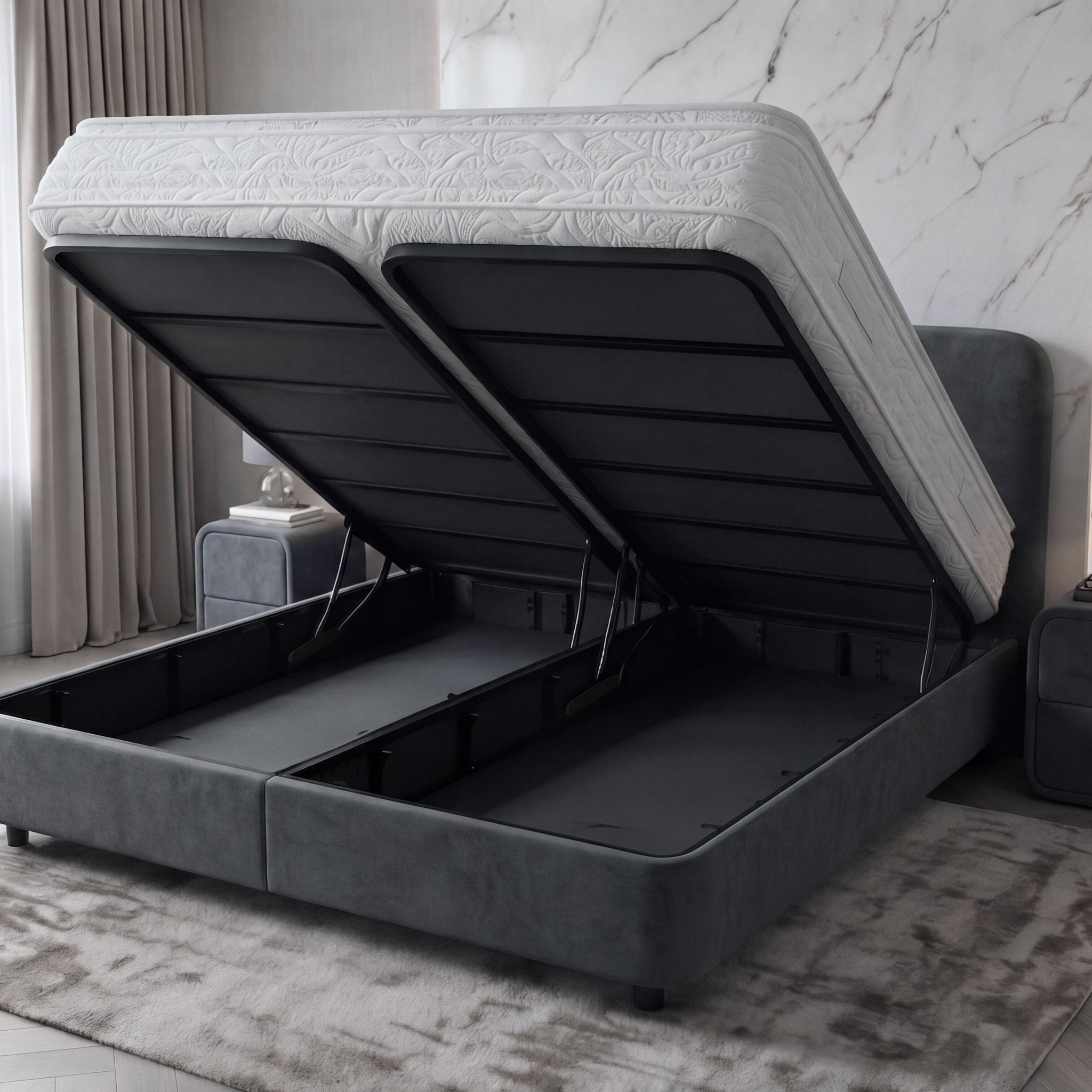 Boxspring met opbergruimte Pearl