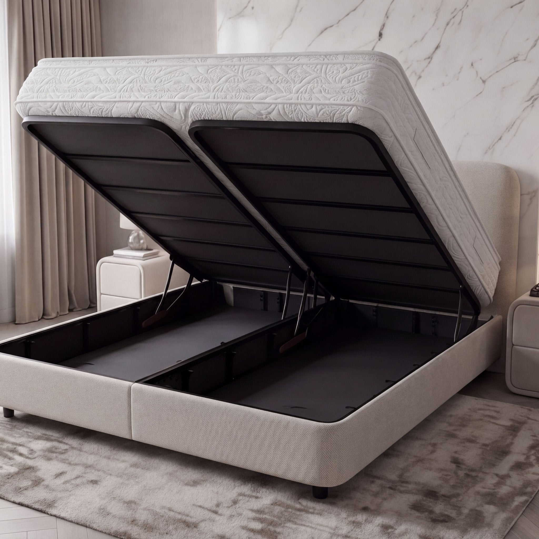 Boxspring met opbergruimte Pearl