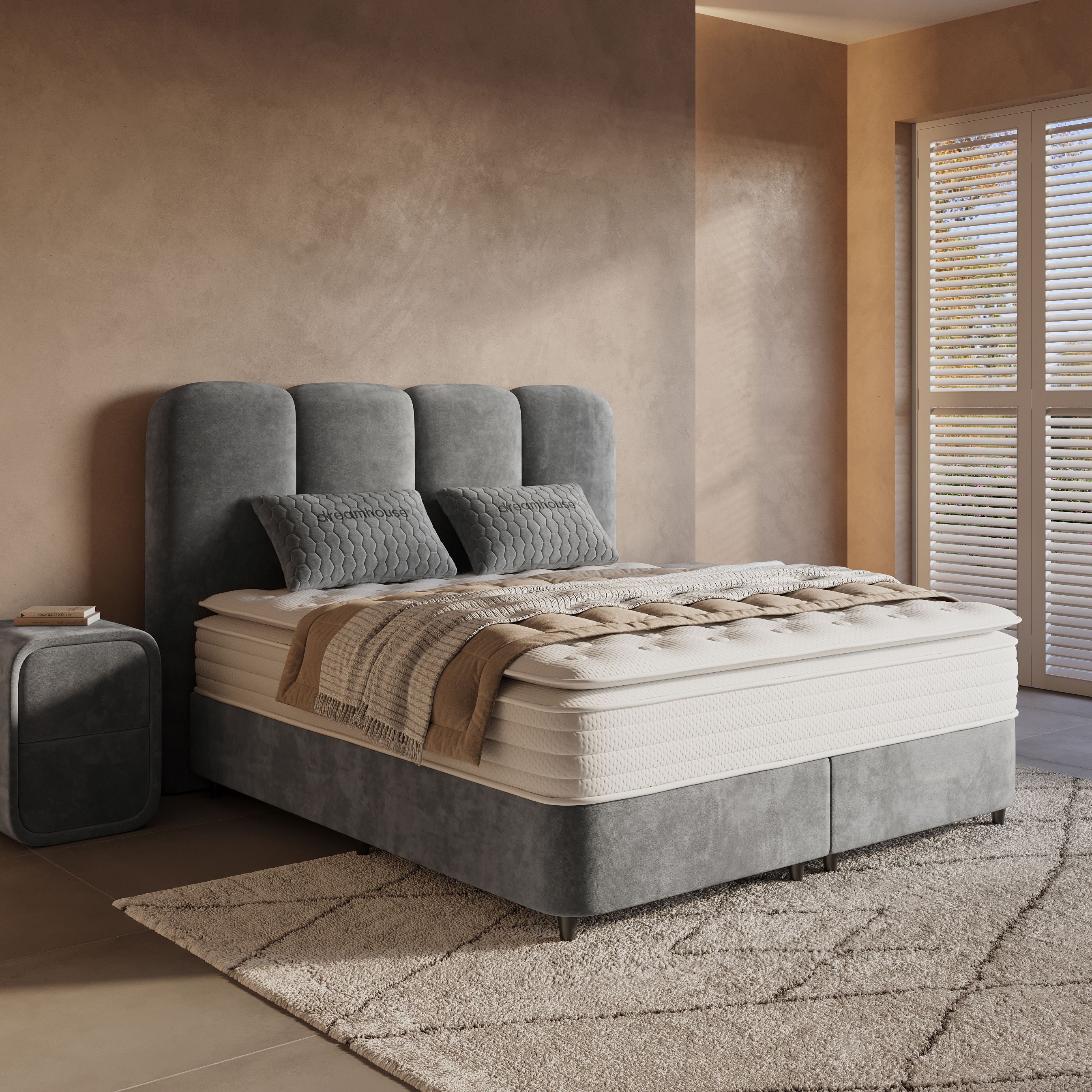 Boxspring met opbergruimte Pearl