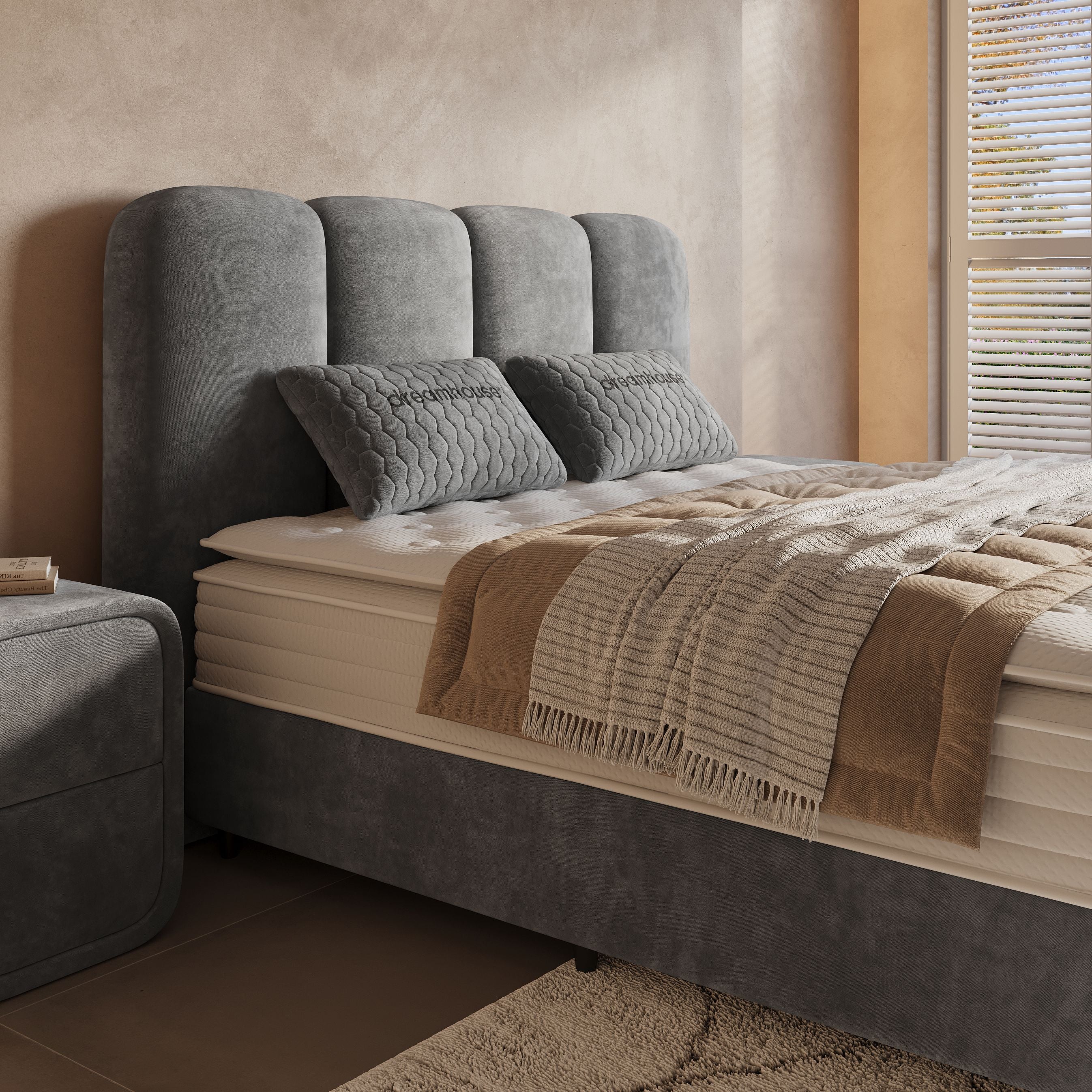 Boxspring met opbergruimte Pearl