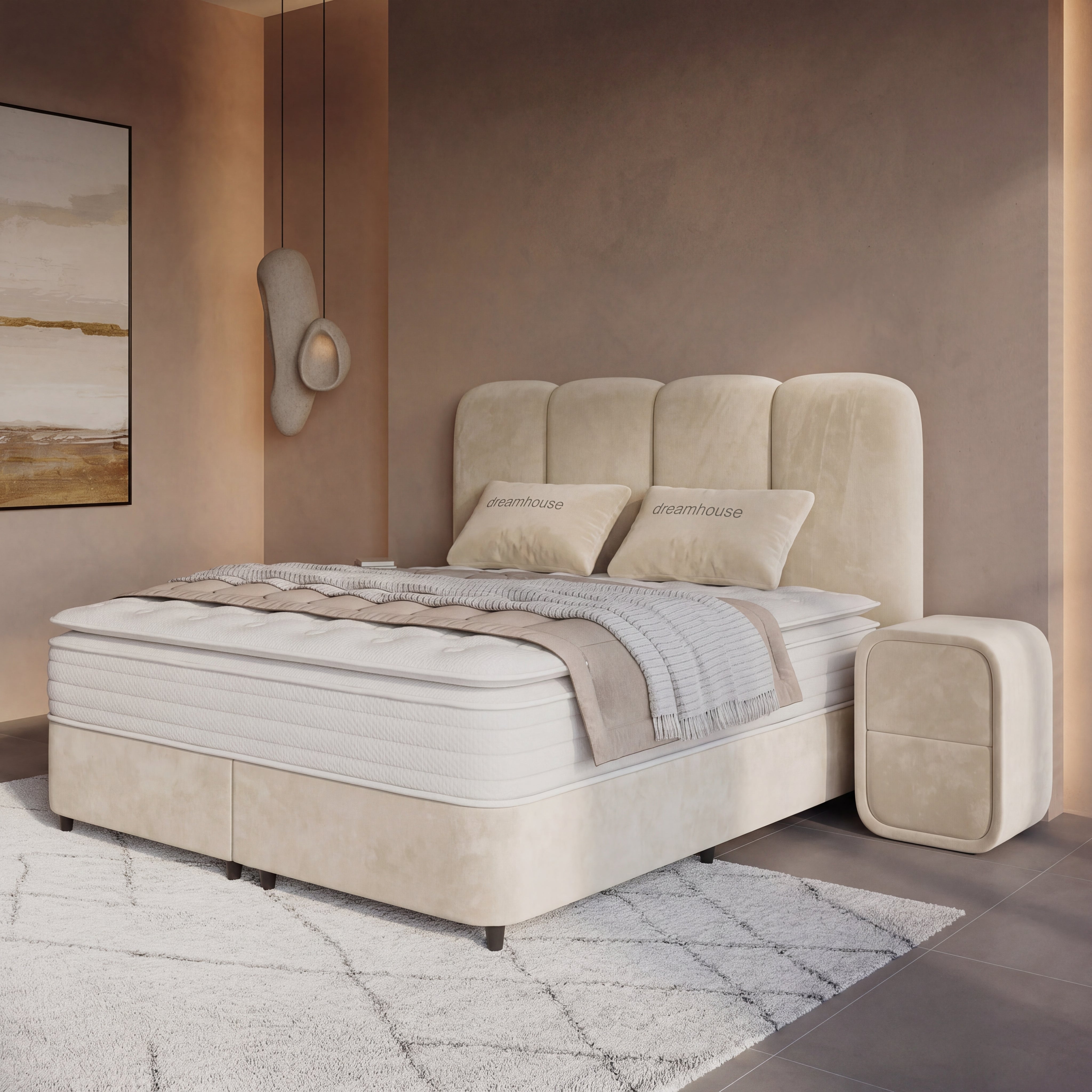 Boxspring met opbergruimte Pearl