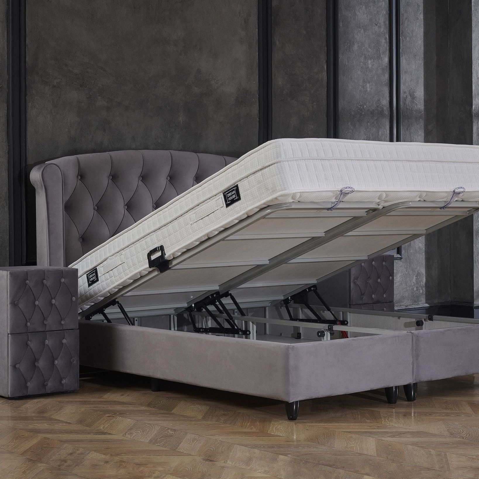 Boxspring met opbergruimte Charlotte