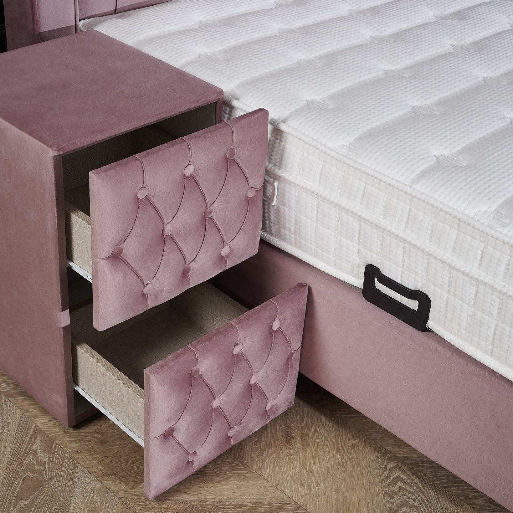 Boxspring met opbergruimte Charlotte