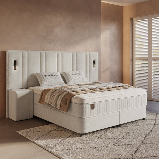 Boxspring met opbergruimte Ivory XL - gratis nachtkastjes