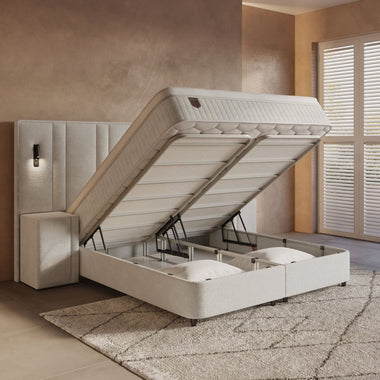 Boxspring met opbergruimte Ivory XL - gratis nachtkastjes