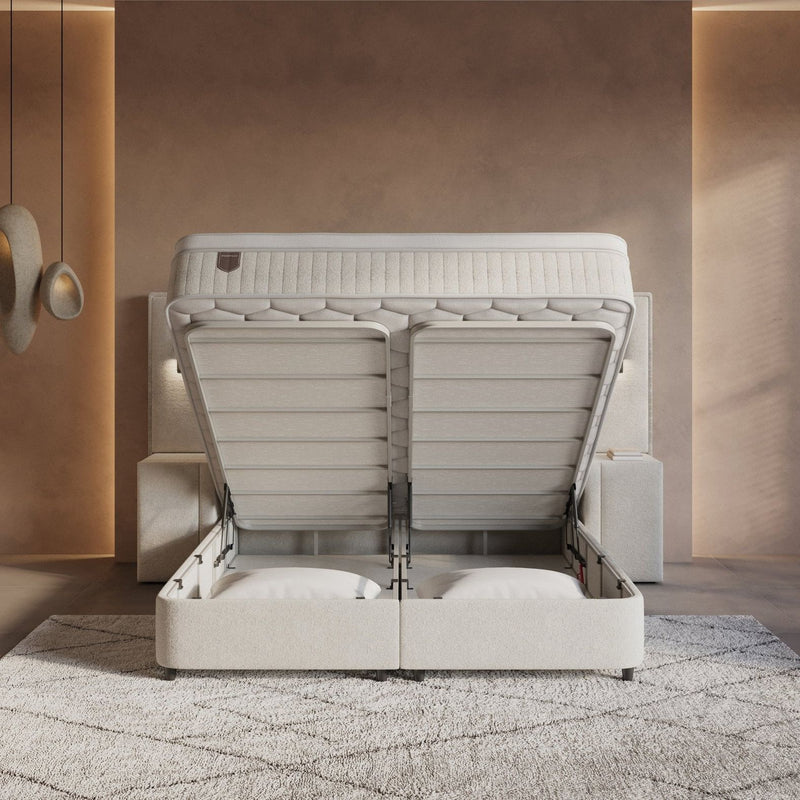 Boxspring met opbergruimte Ivory XL - gratis nachtkastjes