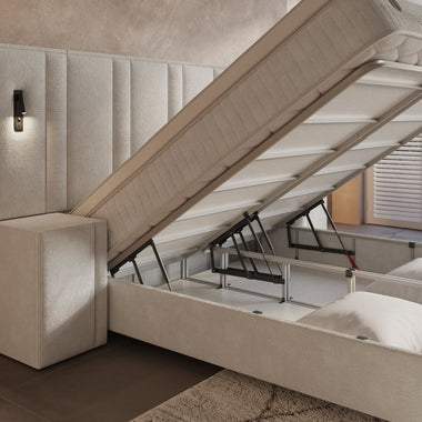 Boxspring met opbergruimte Ivory XL - gratis nachtkastjes