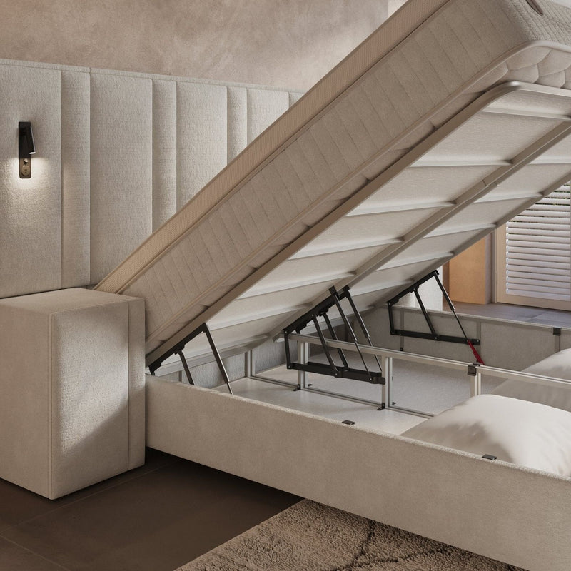 Boxspring met opbergruimte Ivory XL - gratis nachtkastjes