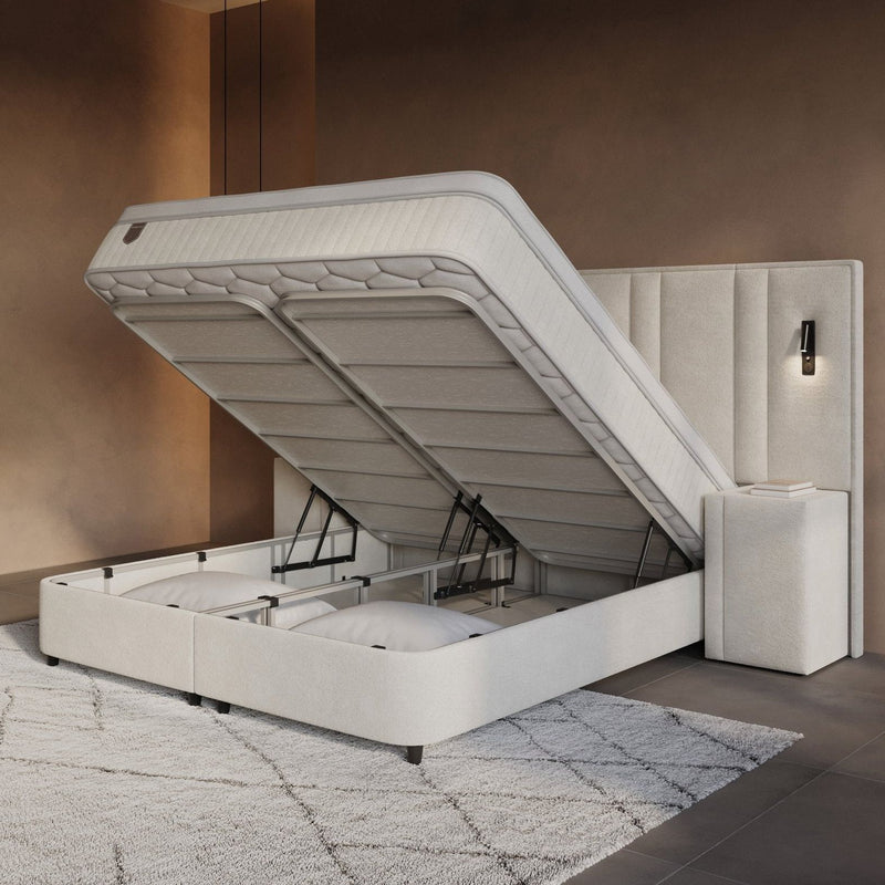 Boxspring met opbergruimte Ivory XL - gratis nachtkastjes