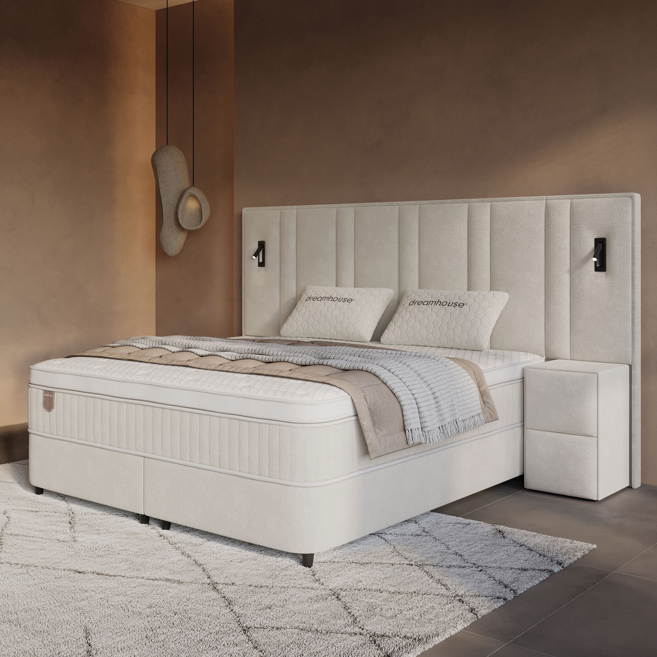 Boxspring met opbergruimte Ivory XL - gratis nachtkastjes