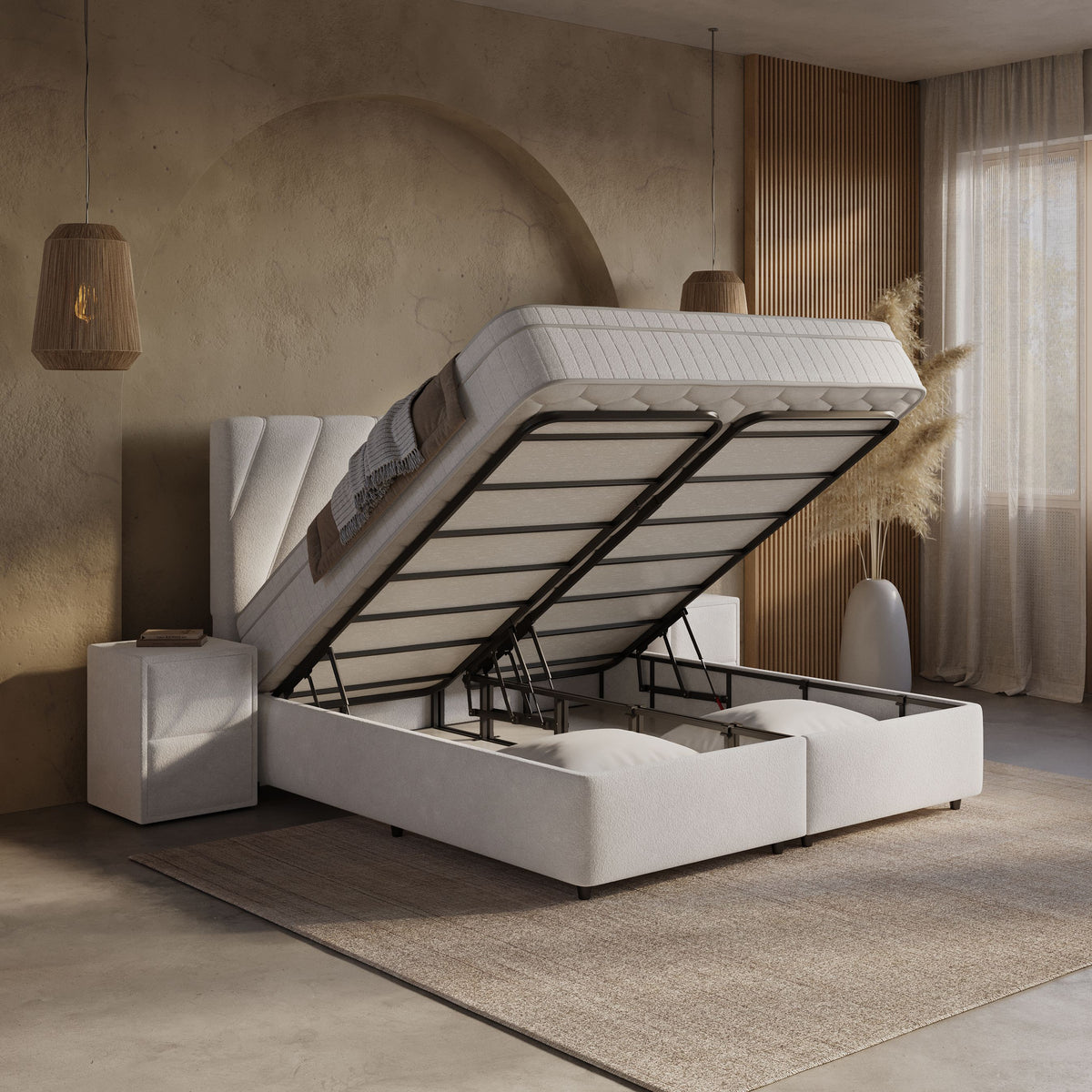 Boxspring met opbergruimte Sense