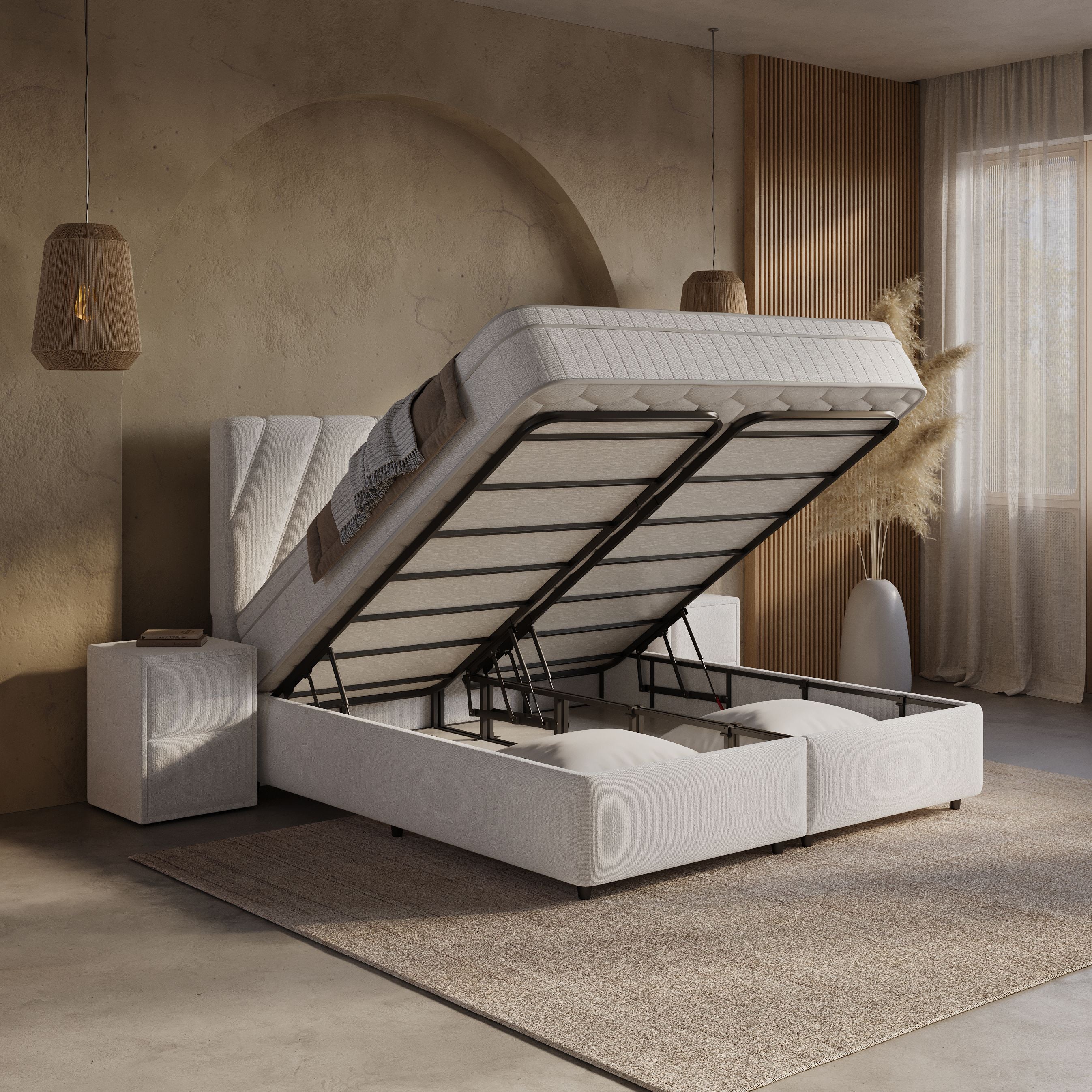 Boxspring met opbergruimte Sense