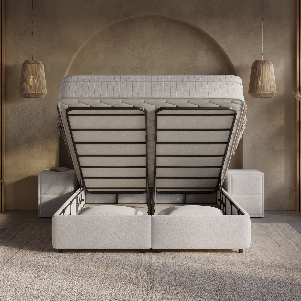 Boxspring met opbergruimte Sense