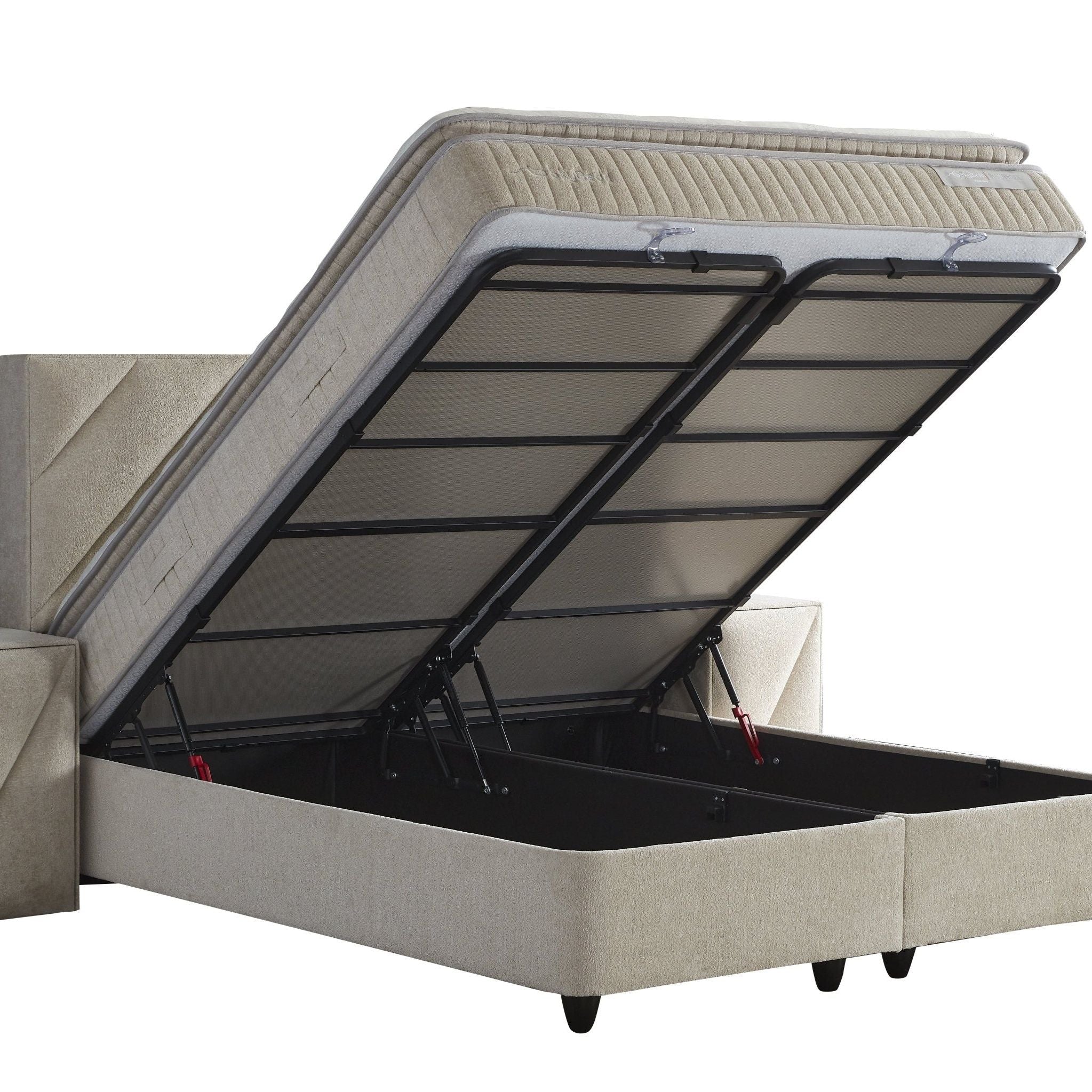 Boxspring met opbergruimte Noah