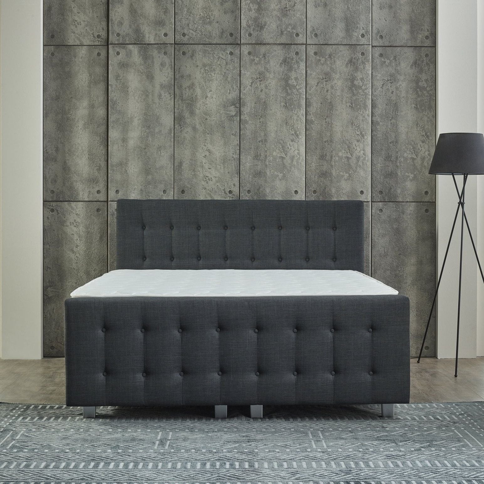 Opbergboxspring met voetbord Dune