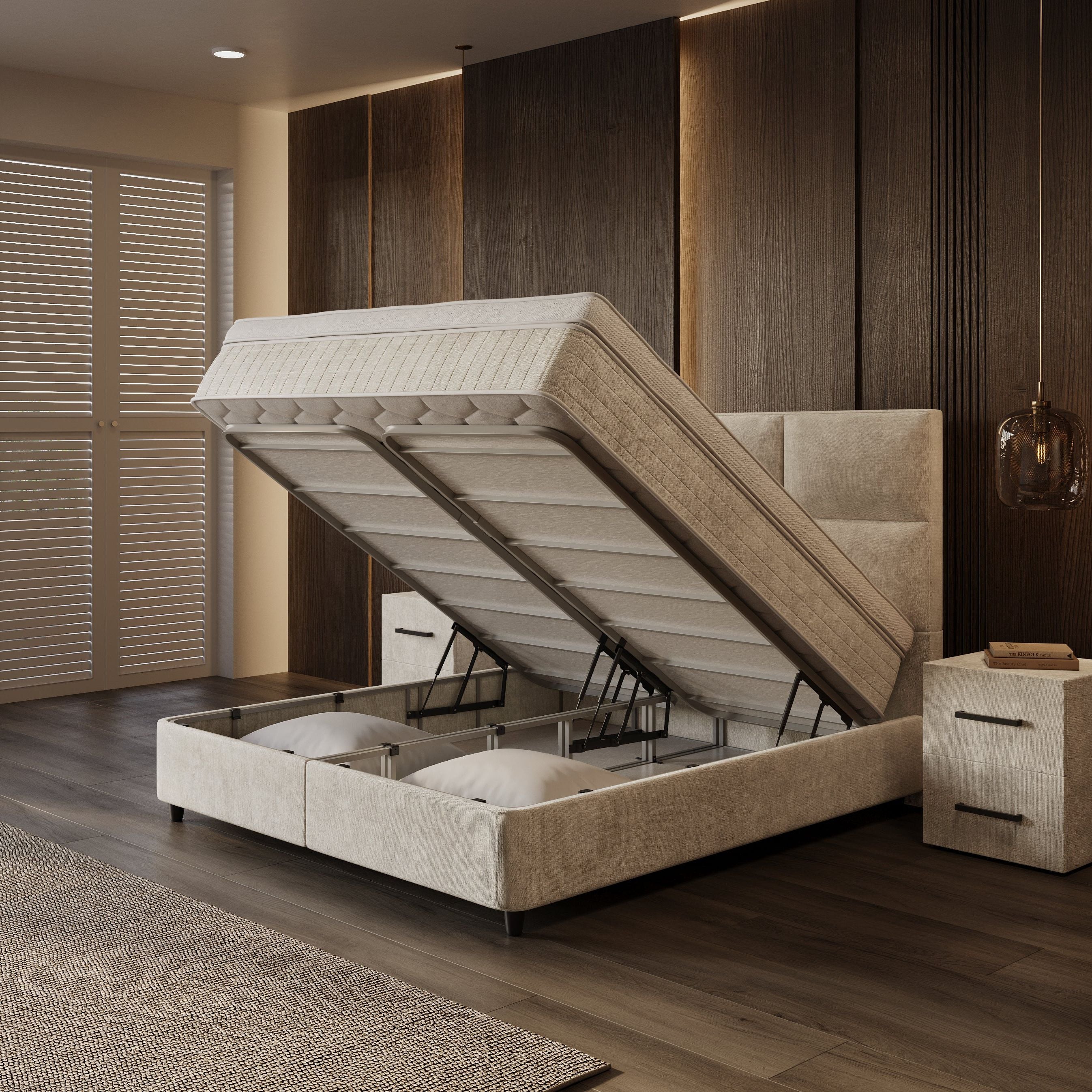 Boxspring met Opbergruimte Regalia
